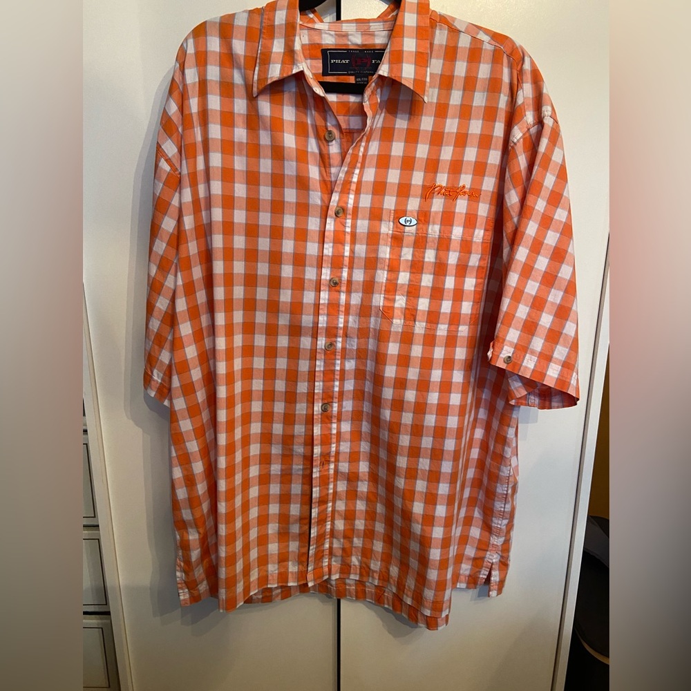 Phat Farm VTG men’s shirt sleeve shirt XXL, logo on front